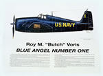 "F6F Blue Angel One 'Butch' Voris" - Ernie Boyette - Aviation Art